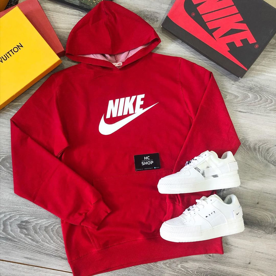 Худи nike красная