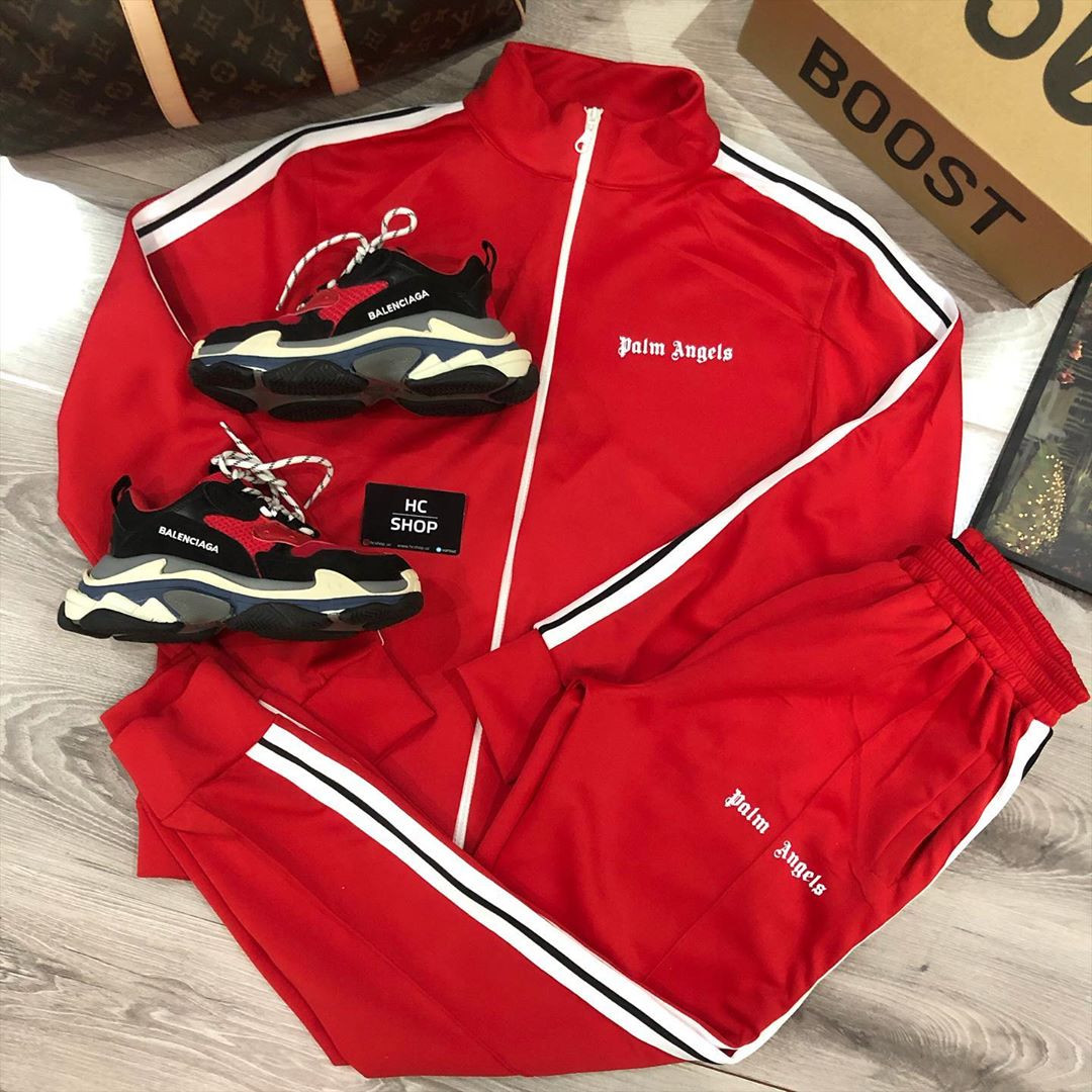 Спортивный комплект palm angels красный