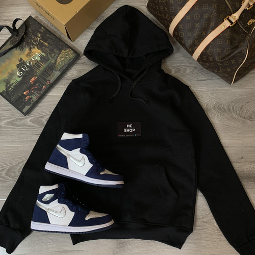 Черное худи basic